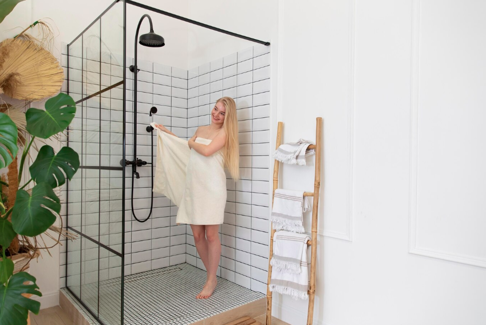 2 person walk-in shower dimensions