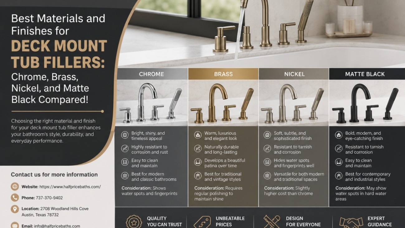 Deck Mount Tub Fillers