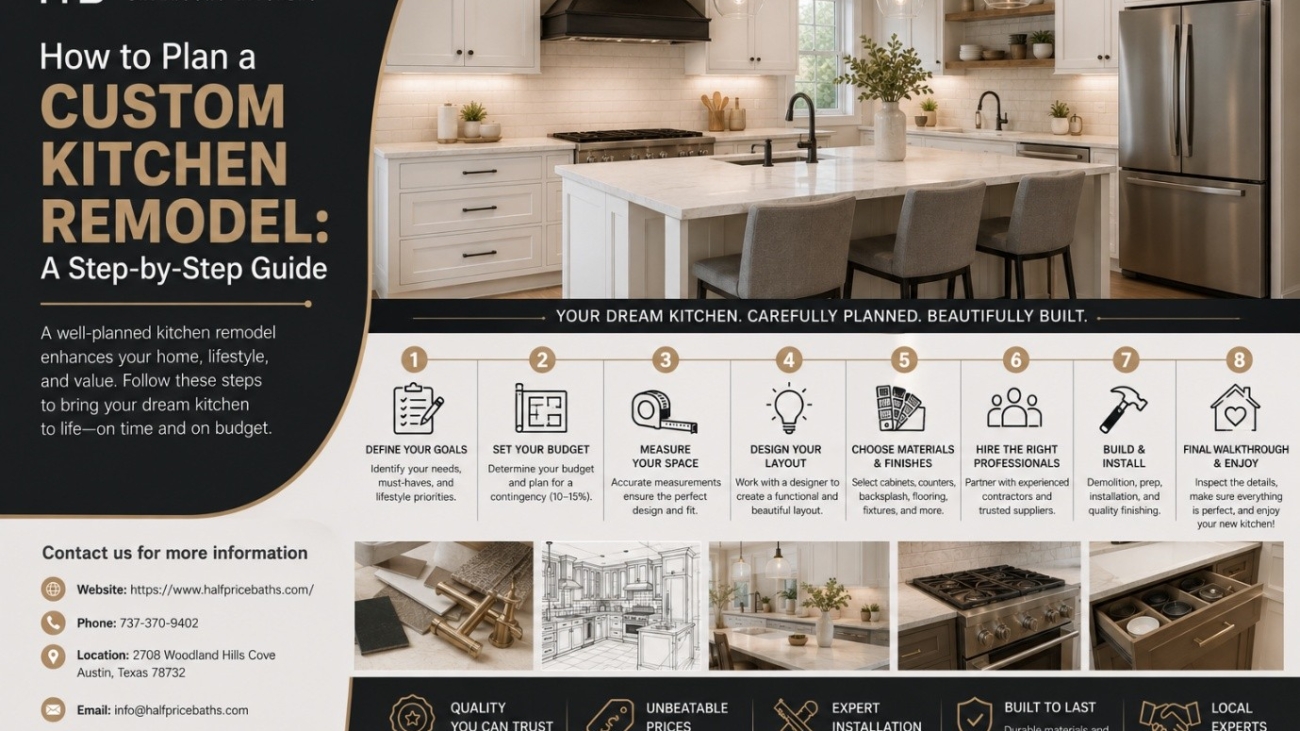 How to Plan a Custom Kitchen Remodel